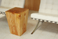 solid fir stool